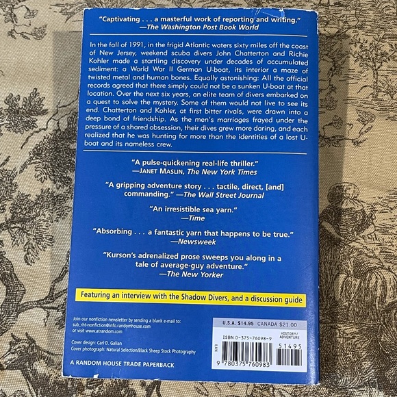 Shadow Divers by Robert Kurson - Picture 3 of 5